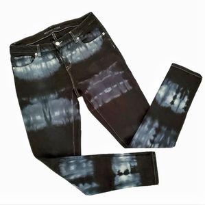 Michael Kors Women Tie Dye Black Jeans Size 4